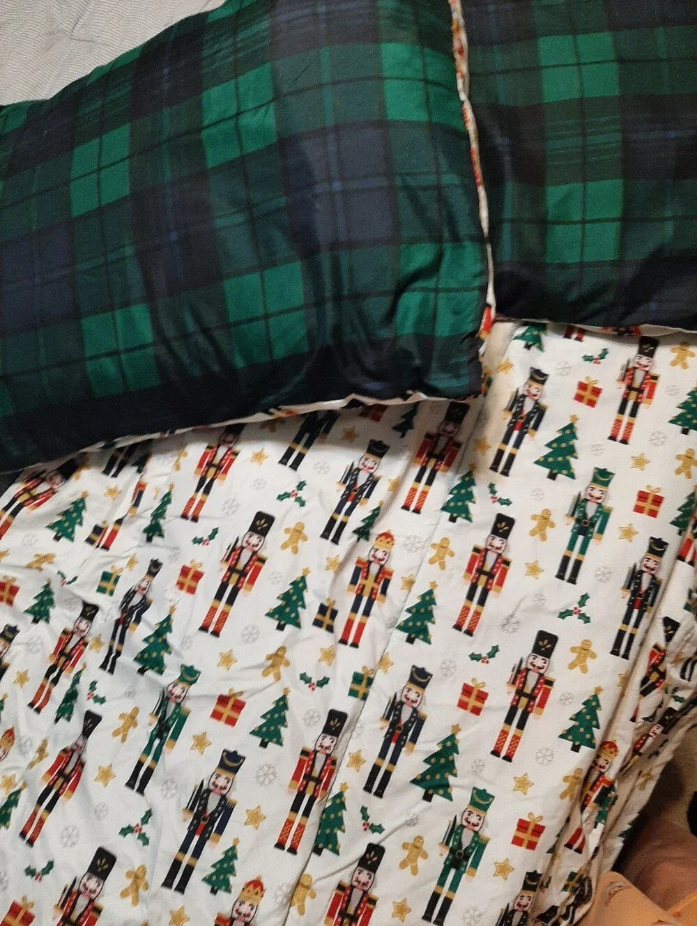 Macy's Levtex Home Full Size Nutcracker Christmas Reversible Comforter